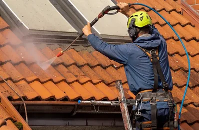 Démoussage et hydrofuge de toiture à Jallerange